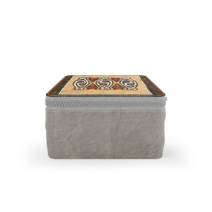 Papoea Tribal Papieren Lunchtas – Herbruikbaar Design